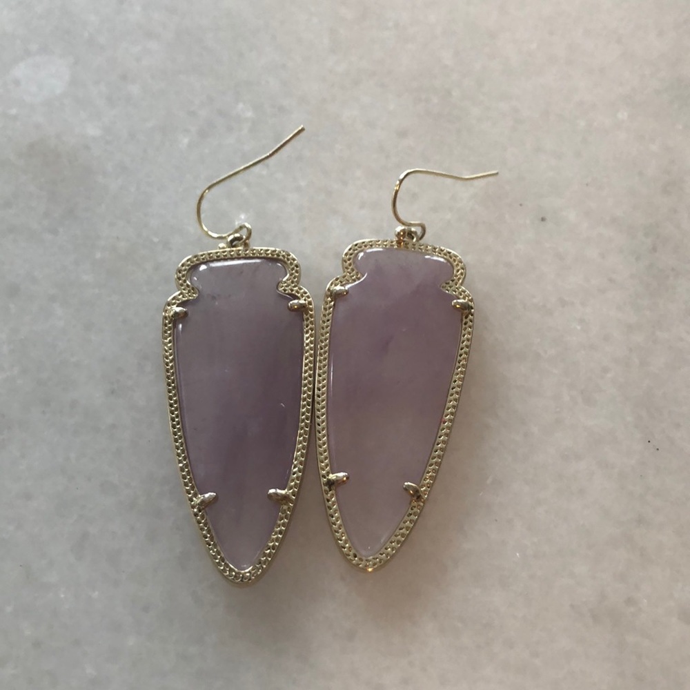 Kendra Scott Amethyst Skylar Earrings